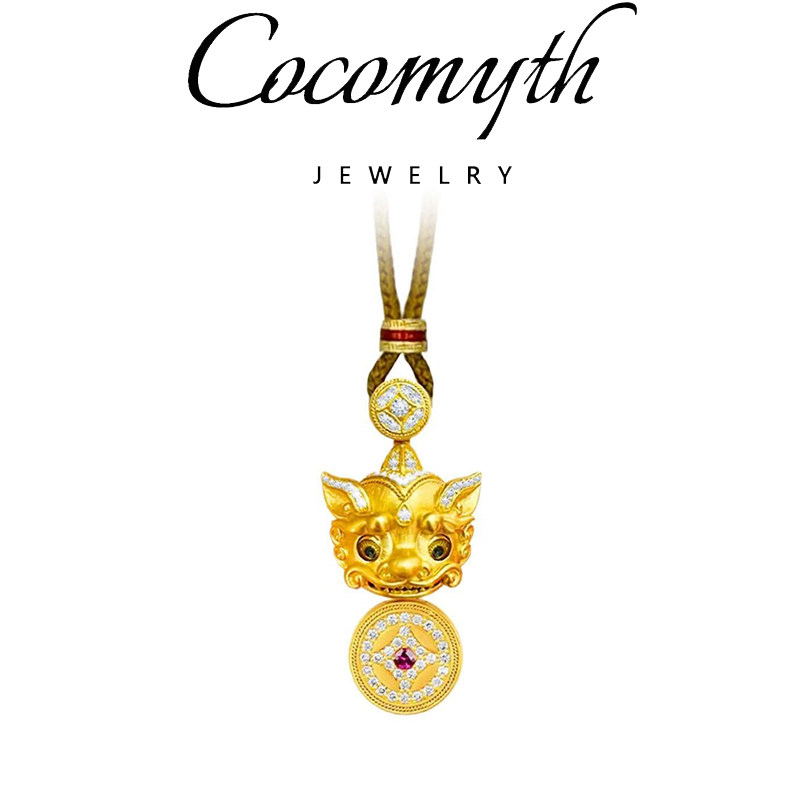 COCOMYTH 眨眼睛貔貅项链J103