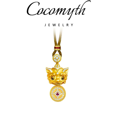 COCOMYTH 眨眼睛貔貅项链J103