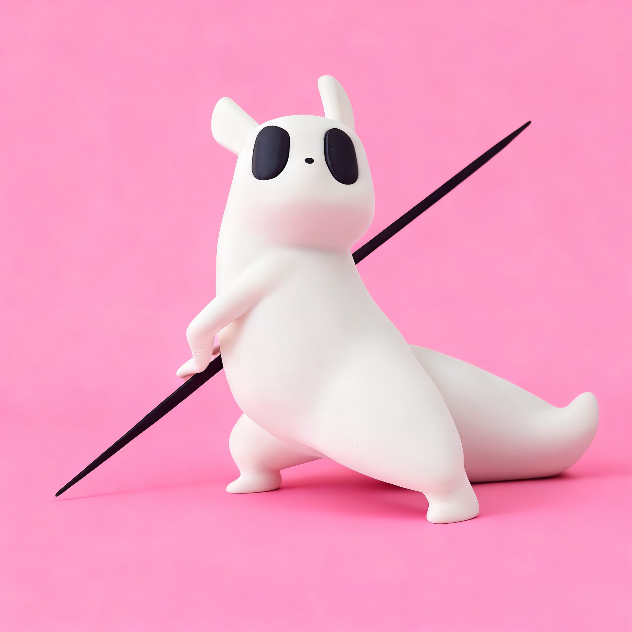 3D打印雨世界周边蛞蝓猫创意摆件