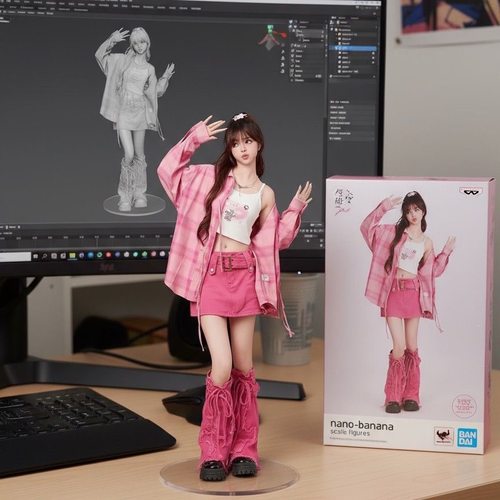 3D打印全身真人手办定制全彩立体模型人偶人像真人照片制作打印