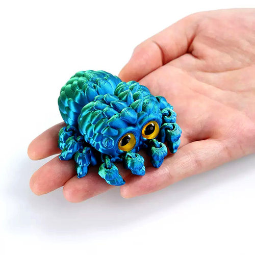 3D打印蜘蛛卢卡斯关节可活动