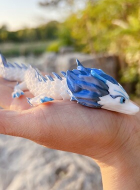 哪吒周边3D打印敖丙龙关节可动