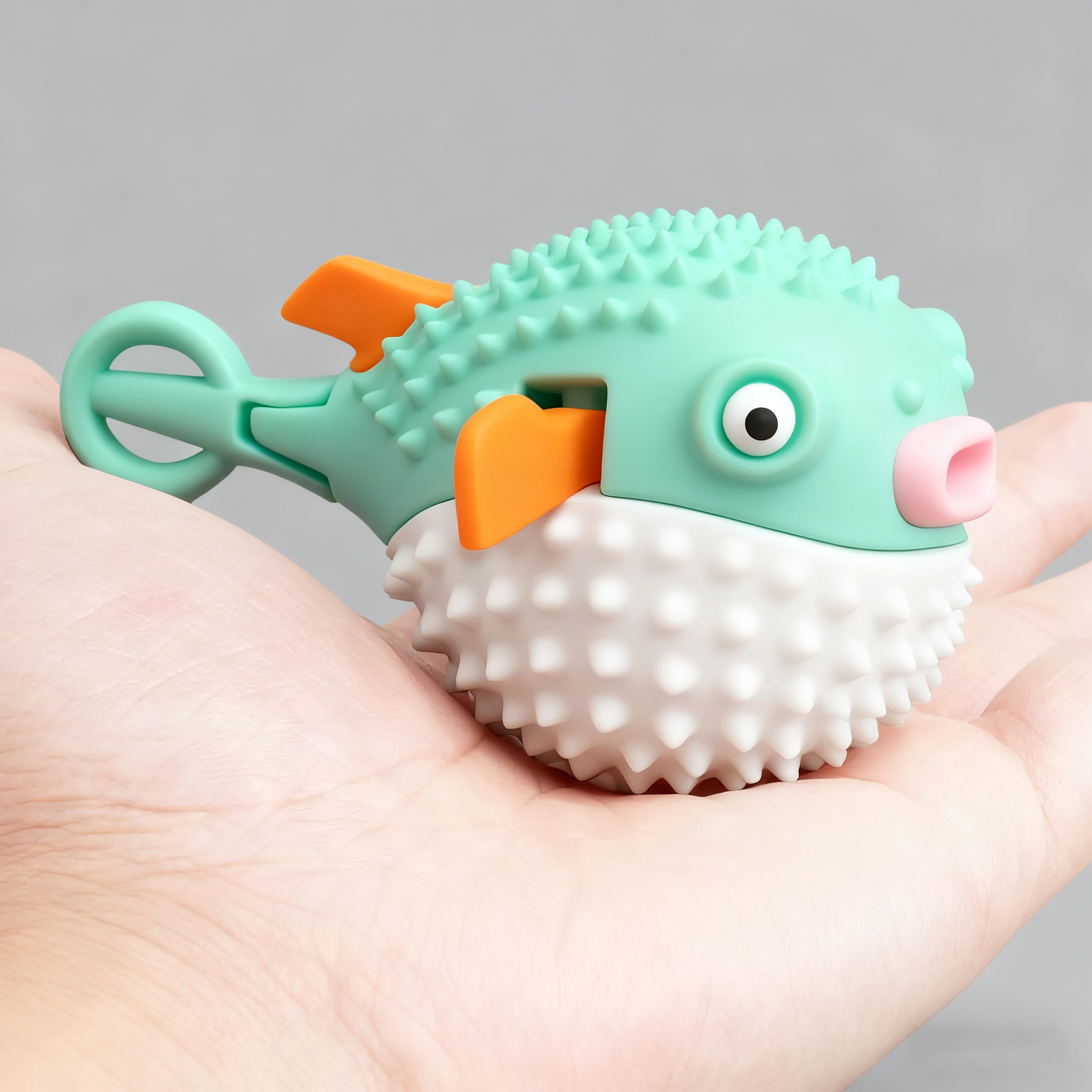 3D打印刺刺豚关节可动仿真动物