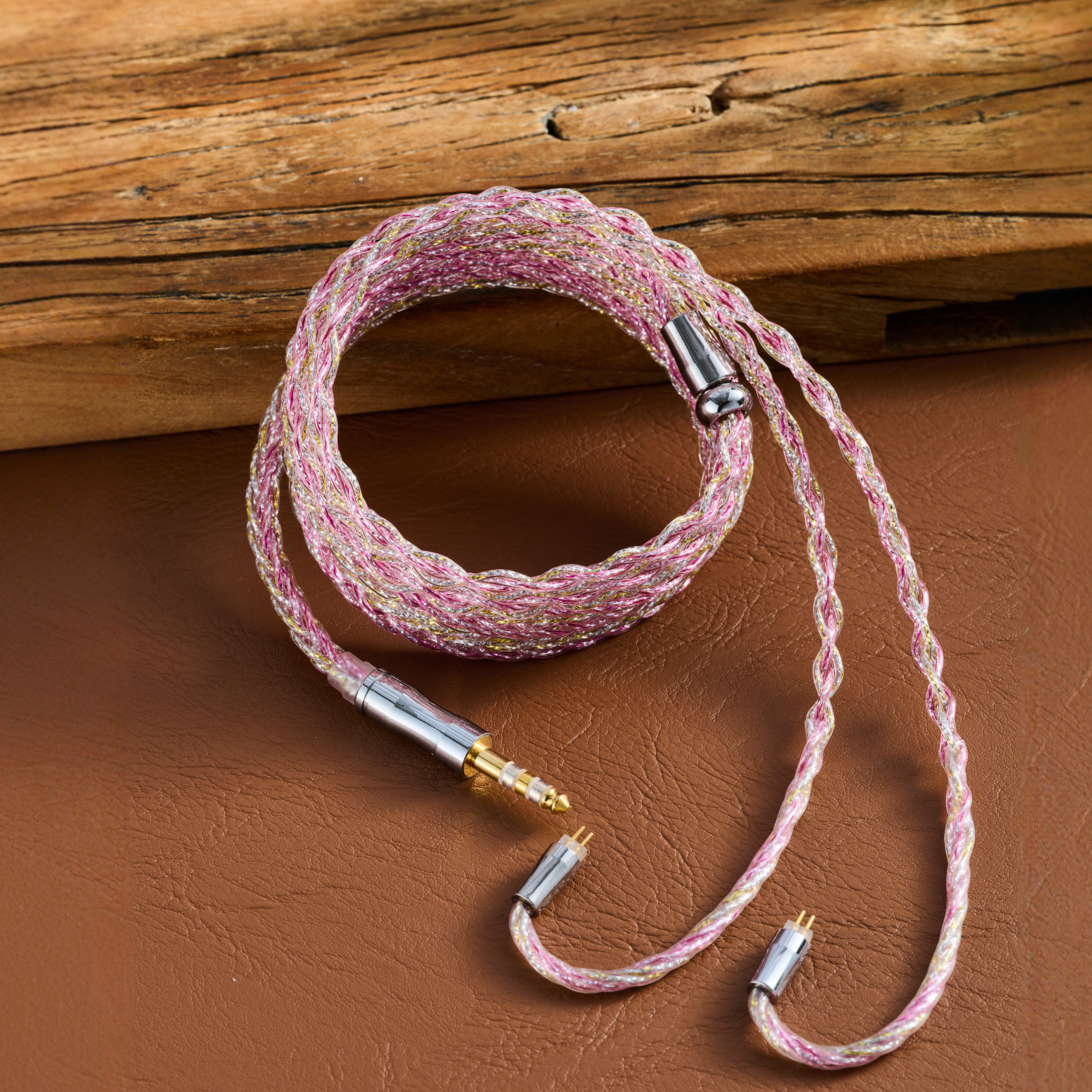 Aoastro霓裳耳机升级线银镀金镀钯blessing3平衡线索尔马天尼