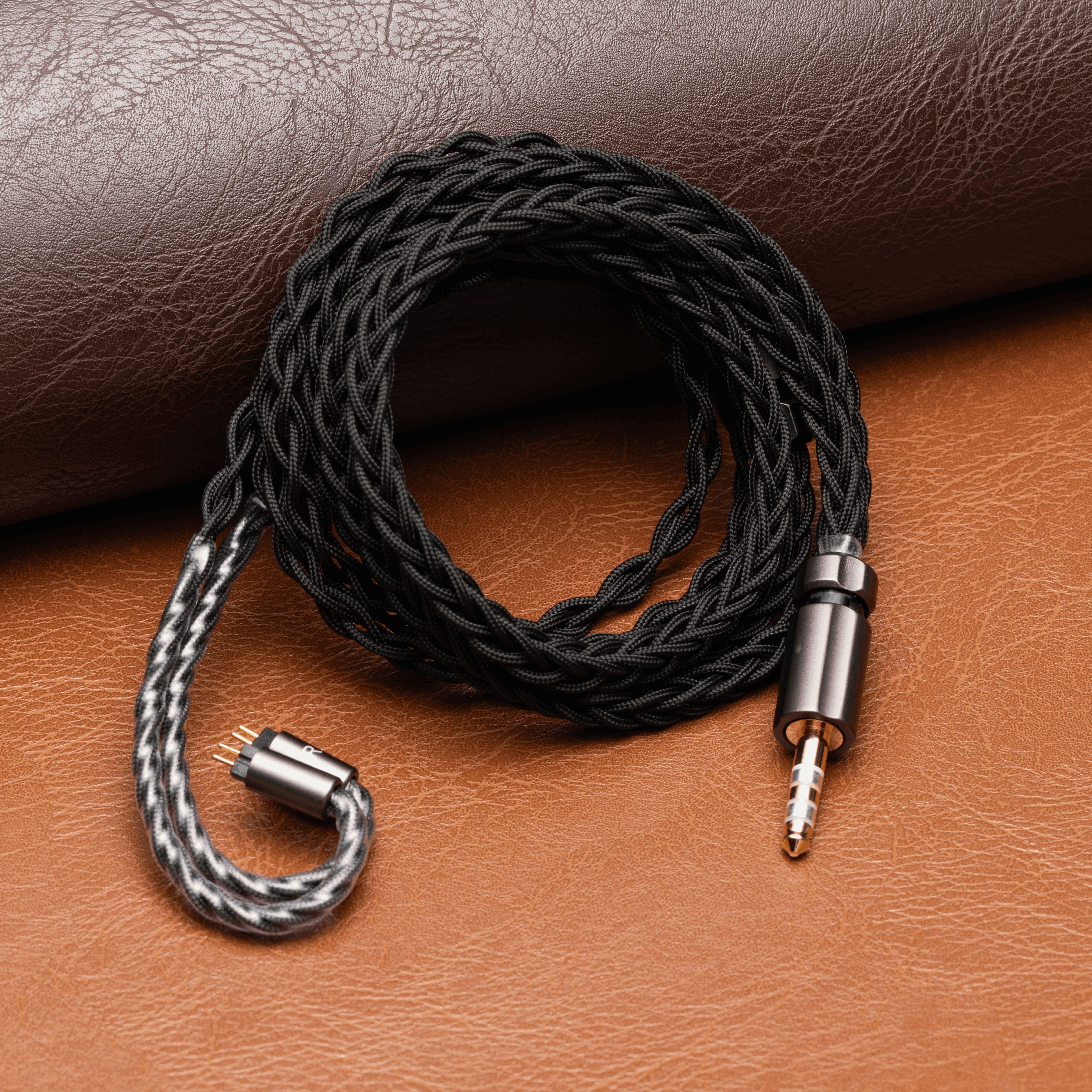 Aoastro伏尔甘退火铜8股耳机升级线编织0.78HIFI