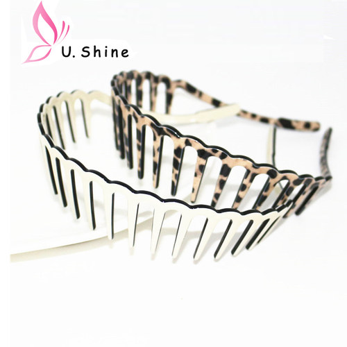 带齿头箍佩妮树脂刘海发卡女日韩