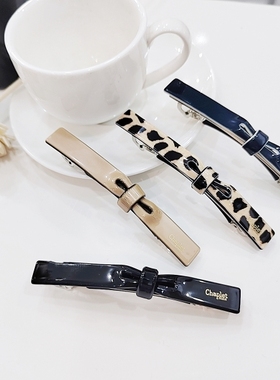 正品佩妮Chaplet气质简约9厘米细边顶夹一字夹半披发横夹马尾夹女