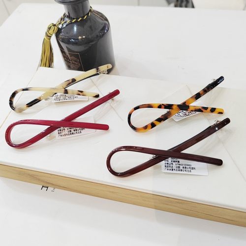 侧边刘海夹佩妮树脂飘带顶夹韩式