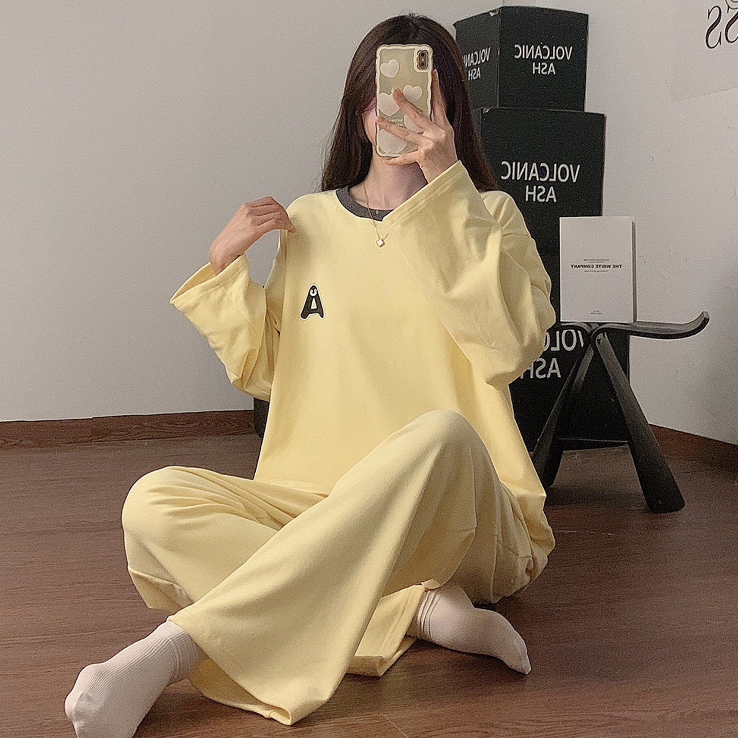 德绒睡衣女秋冬季保暖