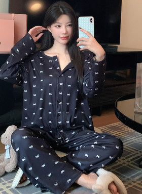 德绒睡衣女高级感家居服套装