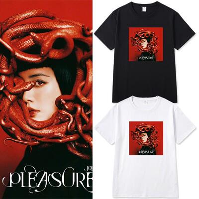 蔡依林新专辑PLEASURE同款周边短袖T恤男女半袖纯棉打底应援衣服