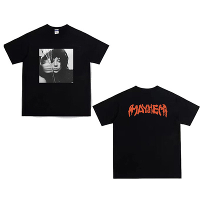 lady gaga MAYHEM新专辑周边应援纯棉落肩衣服新加坡演唱会短袖