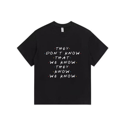 老友记theydonkw字母印花
