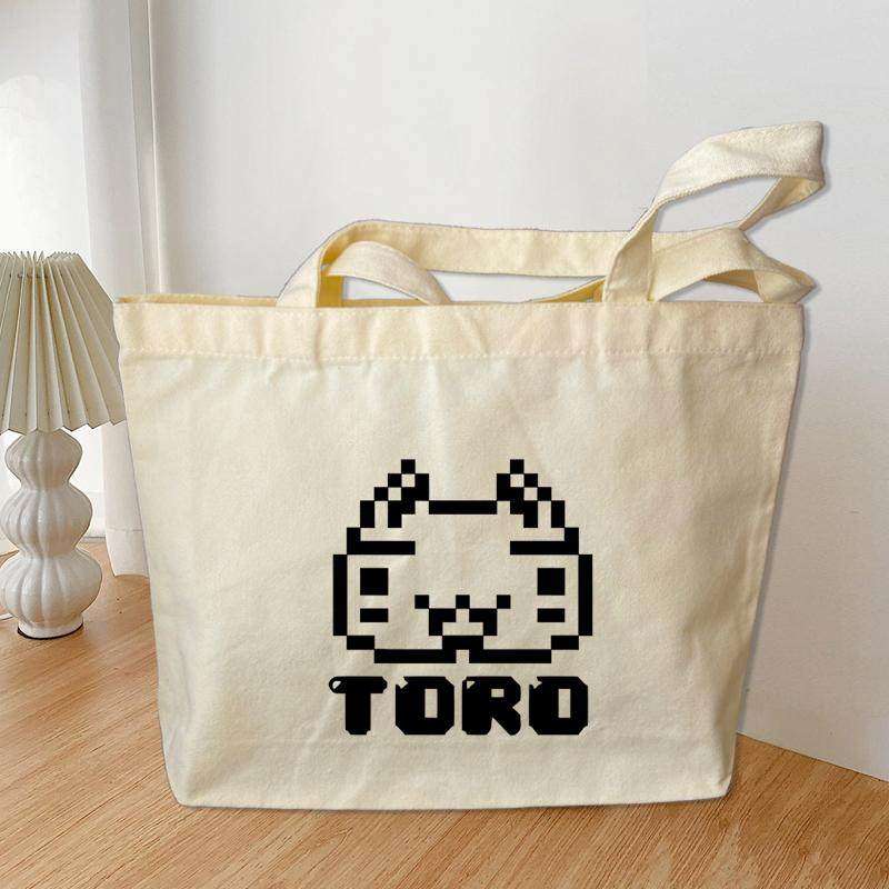 多罗猫周边帆布袋井上多罗横款手提袋大容量包包单肩包装书通勤袋
