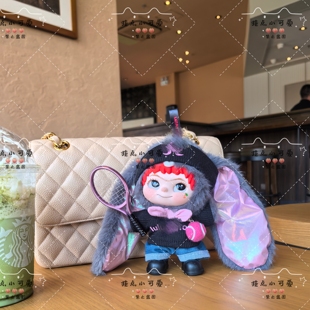 WAKUKU二代娃衣17cm娃衣套装搪胶毛绒酷炫狐狐玩偶衣服套装哇库库