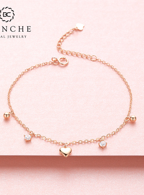 ins小众设计手饰简约女玫瑰金