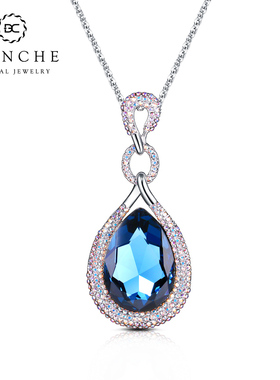 挂饰毛衣链布兰琪吊坠女水晶