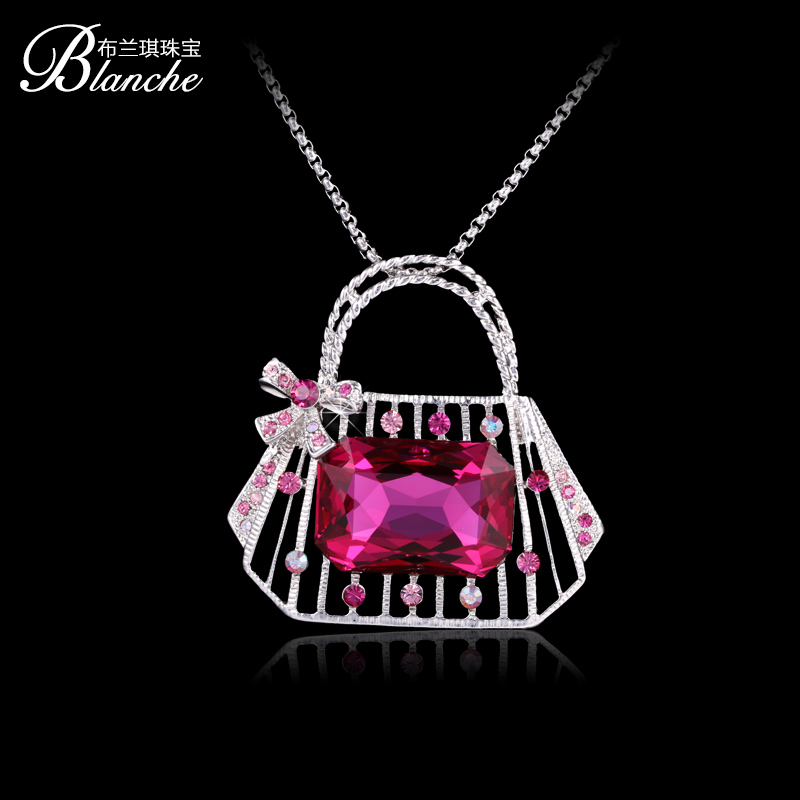 Broche femme BLANCHE en cristal autrichien - Ref 1176773 Image 3