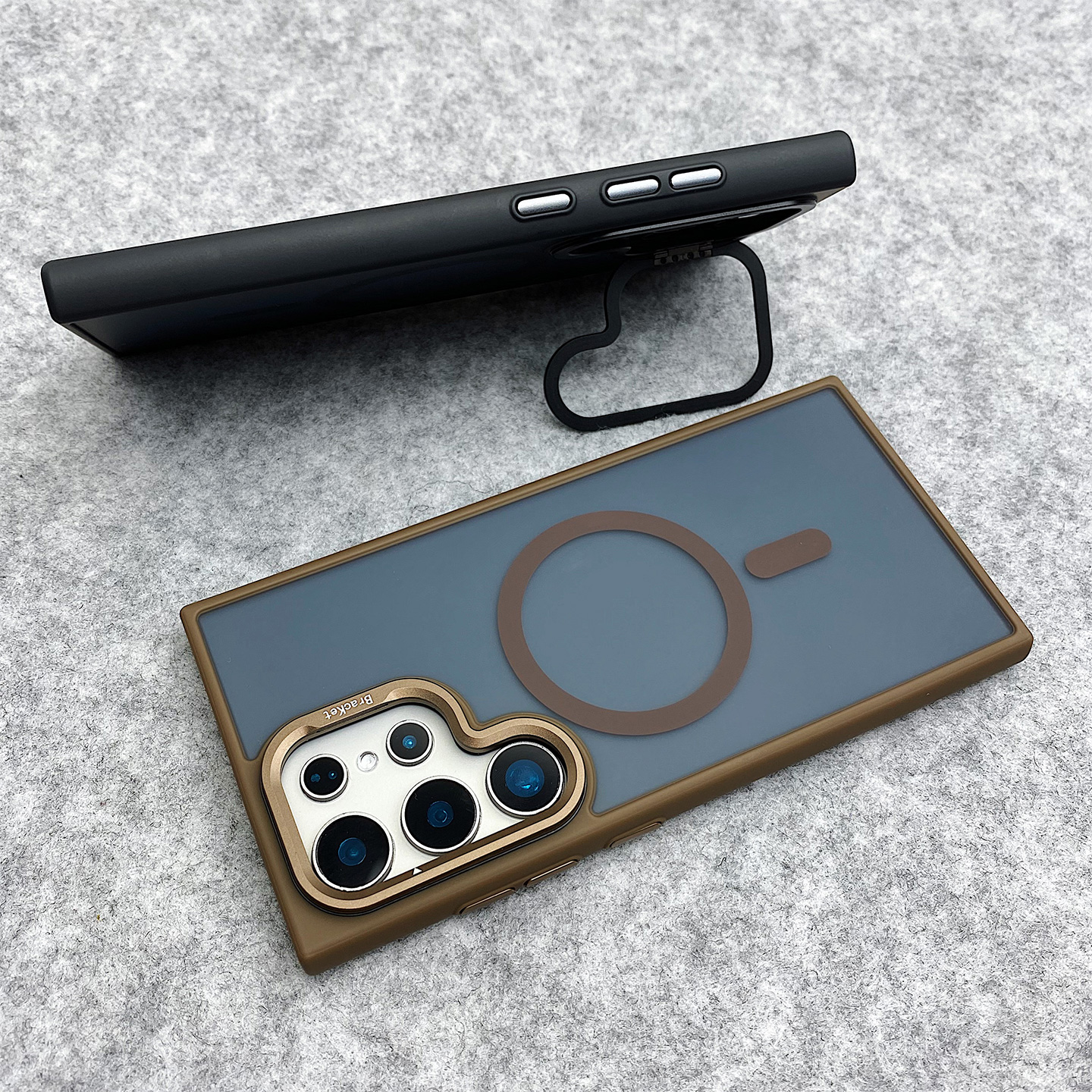 镜头隐形支架新款适用samsung galaxy s25ultra手机壳磁吸肤感顺滑三星s24ultra保护套S25简约外壳S25U高级感