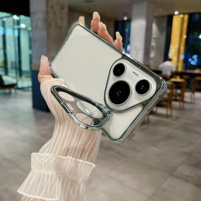 带镜头膜隐形镜头支架适用华为pura70pro手机壳Pura70Pro+保护套全包70防摔男女高级感奢华新款防尘透明ultra