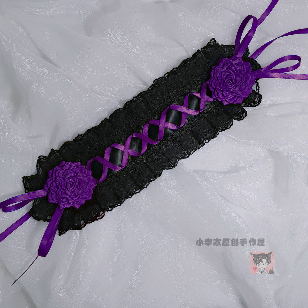XIAOFENG LO HAIRBAND LOLITA GOTHIC HANAMARU HAIR ACCESSORIES LOLITA JAPANESE GIRL HEADDRESS ALL-MATCH KC SMALL THINGS