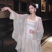 人丝禅意清冷感开衫 国风新中式 三件套女 清月序曲 MOSS