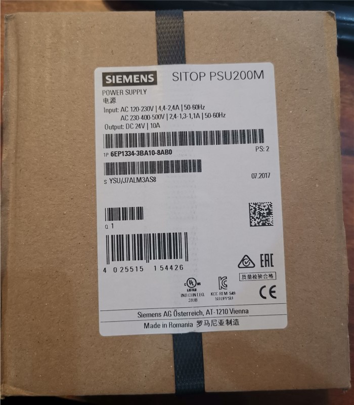 6EP1334-3BA10-8AB0 PSU200M + 10 A调节电源6EP1 334-3BA10-8AB0 电子元器件市场 变频器 原图主图