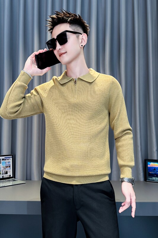 黑首314B-2-MY90-P68控98冬季新款毛衣男圆领纯色针织衫,男装针织衫/毛衣,星座314B-2