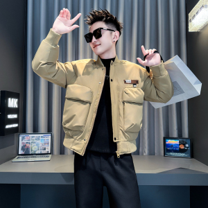 卡其首314B-2-F20-P138控178冬款加厚棉衣男休闲棉服外套图片