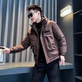 咖首314B-2-F18-P138控178冬款加厚连帽i棉衣男休闲棉服外套，男装棉衣，星座314B-2