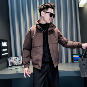 黑首314B-2-F15-P138控178冬款加厚棉衣男休闲棉服外套图片