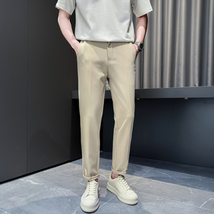 灰首314B-K70-P58控78秋冬季新款男士直筒裤子时尚百搭休闲裤图片