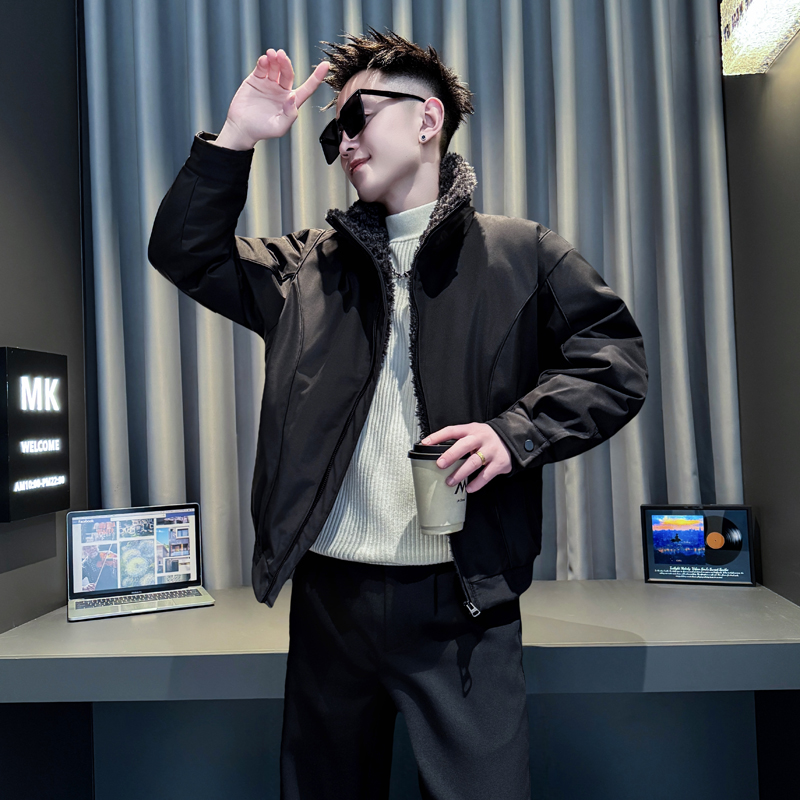 黑首314B-2-F09-P138控178冬款加厚棉衣男休闲棉服外套，男装棉衣，星座314B-2