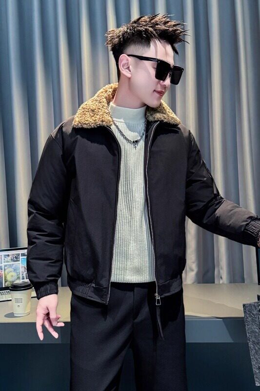 黑首314B-2-F07-P138控178冬款加厚棉衣男休闲棉服外套,男装棉衣,星座314B-2
