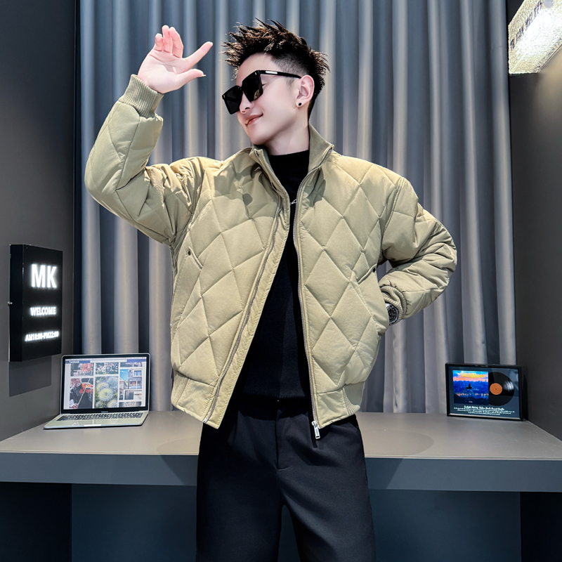 浅卡其首314B-2-M46-P148控198冬新款加厚棉衣男休闲流行外套棉衣，男装棉衣，星座314B-2