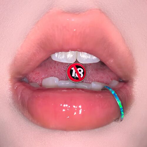 F136钛合金18禁医用防过敏舌钉