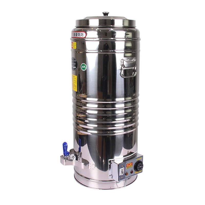 韩国不锈钢商用大麦茶桶进口烧茶桶保温恒温烧水40/60L茶炉