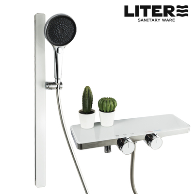 Litere可定制接头镜雨置物花洒