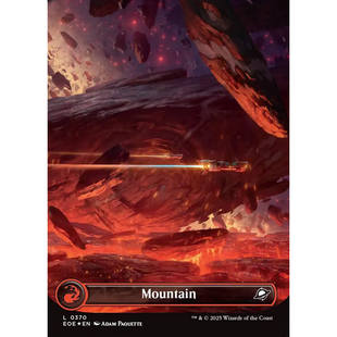 【学府卡牌】万智牌 山脉 英文 扩画 银河闪 虚空边域 指挥官 EOE