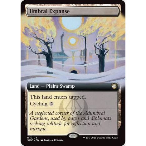 万智牌 乌影旷野 Umbral Expanse 扩画 斯翠海文 SOC图片