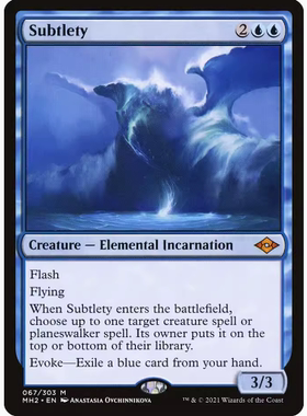 【学府卡牌】万智牌 MTG 锐敏 英文 摩登新篇2 MH2 秘稀 蓝色