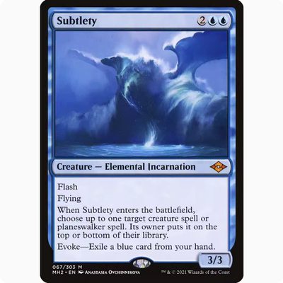 【学府卡牌】万智牌 MTG 锐敏 英文 摩登新篇2 MH2 秘稀 蓝色