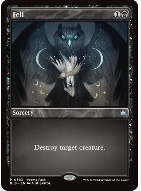 【学府卡牌】万智牌 挥落 fell 英文 promo pack 斑隆洛赠卡包BLB