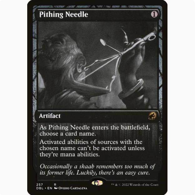 【学府卡牌】万智牌 穿髓金针 简中 双系列 Pithing Needle 双星