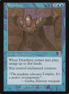 【学府卡牌】万智牌 背信弃义/背信忘义 英文 天命之战 蓝色 RL