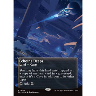 【学府卡牌】万智牌 回响深渊 英文 海报异画 闪 虚空边域 EOS