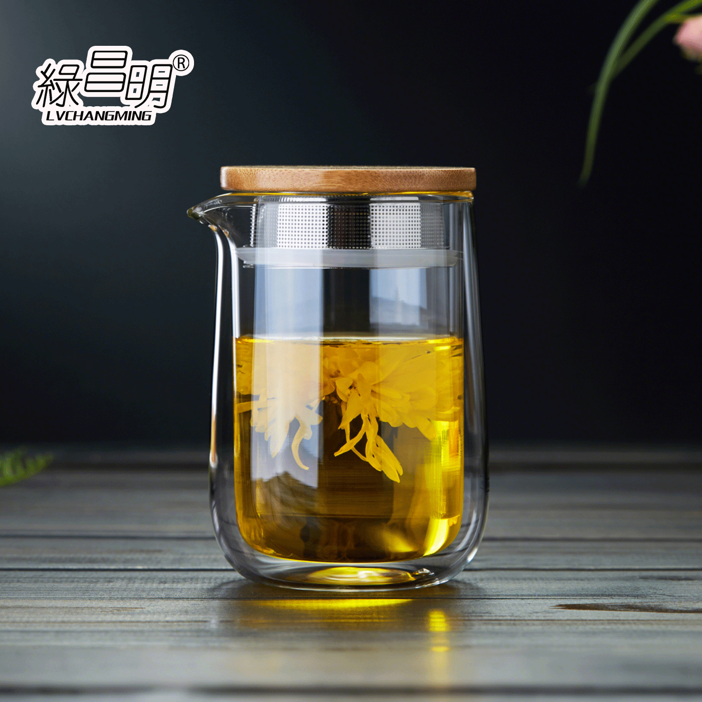 玻璃小茶壶耐高温双层防烫红茶家用新款一人用功夫茶具手抓泡茶壶