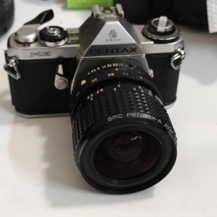 宾得me机械胶片单反套机带原厂35-70f4小三元镜头功能完好