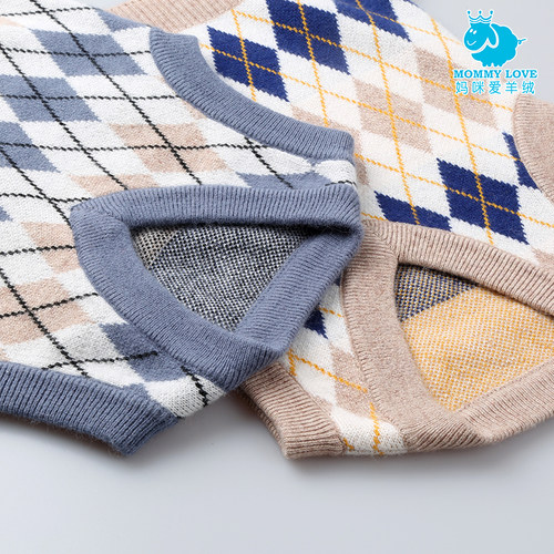 超柔软羊绒加厚背心一件可穿三季