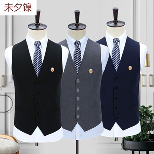 马甲男男士 西装 英伦西服背心休闲职业马夹伴郎马甲 潮修身 春秋韩版